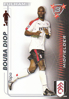 Papa Bouba Diop Fulham 2005/06 Shoot Out #156
